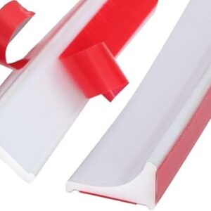 Silikon Wasserstopper 10M, Selbstklebender Schwallschutz für Duschen, Bäder und Arbeitsplatten, weiches Silikon-Material, leicht zu reinigen und zu pflegen