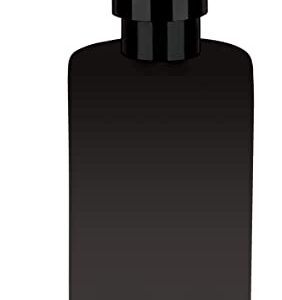 Spirella Seifenspender Tube mit Edelstahlpumpe - Porzellan, 300ml - Langliebig und Robust, matt schwarz, Keramik, Noir Mat