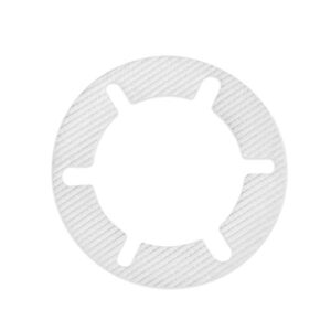 10er Set aus weißen Haarfängern mit Durchmesser 11cm, perfekt für Ablaufgarnituren und Duschabläufe