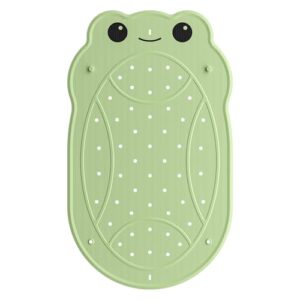 Badematte für Kinder, rutschfeste Badewanne, Antirutschmatte, grüne Duschmatte mit Froschdesign