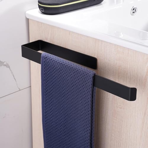 Aluminium Handtuchhalter, ohne Bohren benötigen, geschirrtuchhalter für Bad & Küche, einfach und großzügiges Design
