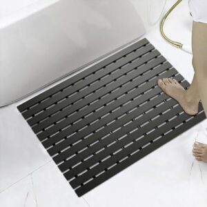 Antibakterielle Fußmatte mit Drainagefunktion, Badematte für Umkleiden, Schwimmbäder und Badezimmer, Antirutsch-Matte für Nasszonen, hygienisch und widerstandsfähig