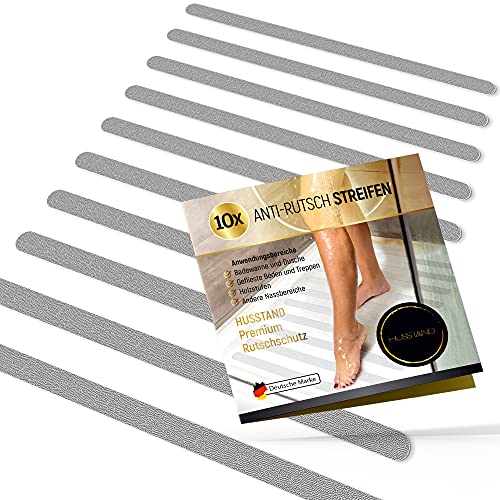 Antirutsch Streifen für Badewanne und Dusche - 100% Transparent & Selbstklebend - Antirutsch Sticker Badewanne - Antirutschmatten Dusche - Anti Rutsch Dusche - Duschmatten Dusche Rutschfest