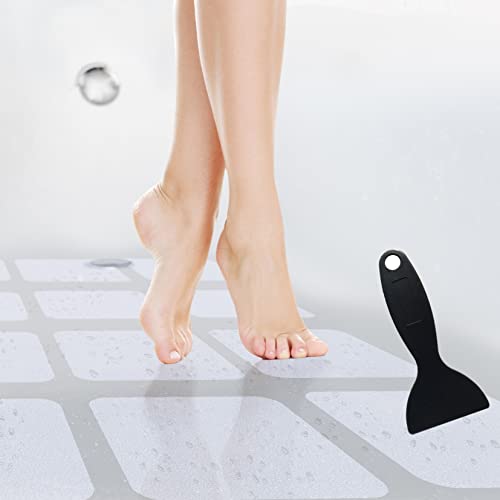 Cocofy Antirutsch Dusche Aufkleber transparent XXL groß 15x15 cm - Antirutsch Badewanne und Dusche - Rutschmatte Dusche Antirutsch Dusche und Badewannensticker - BPA frei.