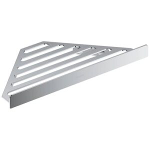 Hansgrohe AddStoris-Duschablage, Seifenkorb, Eckregal Bad, Duschkorb, Duschregal Ecke, Chrom, Badezimmer Zubehör