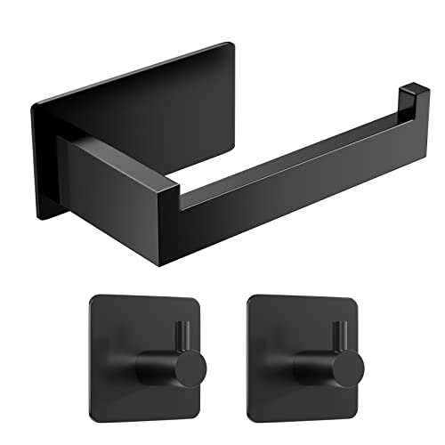 Einfacher Selbstklebender Toilettenpapierhalter aus Edelstahl ohne Bohren, für Bad und Küche geeignet