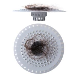 Haarsieb Dusche 2PCS Silikon Abfluss-Sieb, leichtes und effektives Lösung für verstopfte Abflüsse im Bad
