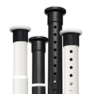 KINLO 210-260cm Teleskopstange Duschvorhangstange aus Edelstahl ohne Bohren, verstellbare Stange für Dusche und Badewanne