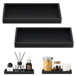 Silikon Seifenschale für Küche, Arbeitsplatte, Waschbecken, Bad Counter Tablett für Seifenspender und Schmuck, Schwarz