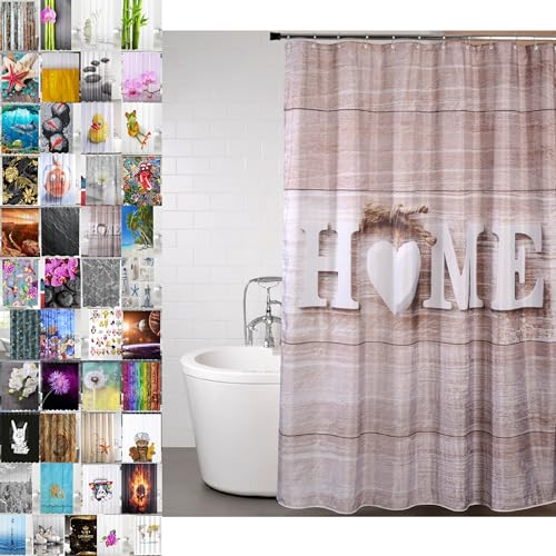 Sanilo Duschvorhang, wasserdicht, Anti-Schimmel-Effekt, Hochwertiger Duschvorhang für das Badezimmer