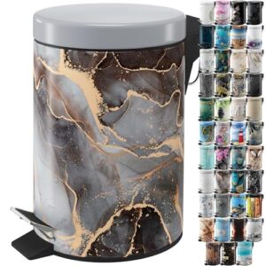 Sanilo Kosmetikeimer 3L mit Absenkautomatik - Ein effizienter Abfalleimer für Badezimmer mit Absenkautomatik und Innenbehälter, ideal für die Müllentsorgung und Abfallmanagement.