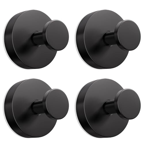 Saubare Saugnapfhaken aus Edelstahl für Küche und Badezimmer, 4 Stück, vakuum, ohne Bohren