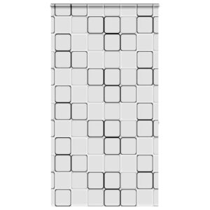 Duschrollo mit Kassette, Stilvolle und funktionale Lösung für Ihr Badezimmer, Wasserdichter Vorhang für Badewanne oder Dusche