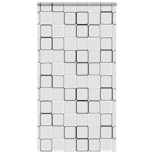 Duschrollo mit Kassette, Stilvolle und funktionale Lösung für Ihr Badezimmer, Wasserdichter Vorhang für Badewanne oder Dusche