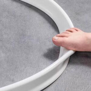 Wassersperre Schwelle, selbstklebender Wasserdamm für Badezimmer, Wasserbarriere zum Trockenen halten