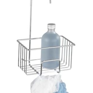 Wenkos Edelstahl-Duschkorb Milito als hängender Duschkorb in Chromausführung fürs Badezimmer, rustfrei und langlebig.