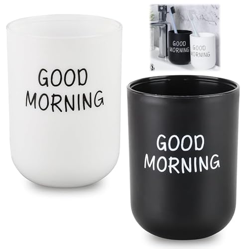 Zahnputzbecher aus Kunststoff, wiederverwendbar, ideal für täglichen Gebrauch in Badezimmer oder als Trinkbecher bei Reisen