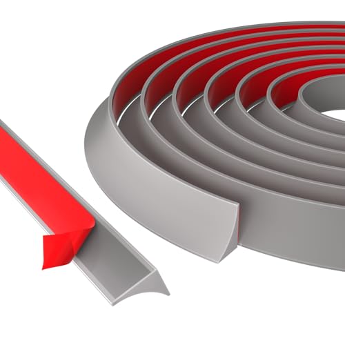 Schwellschutzleiste für Dusche, 100cm Silikon Schwallschutz Selbstklebend, Wasserdichtung für rahmenlose Duschtür, Schutz vor Wasser und Staub