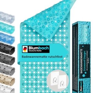 Badematte rutschfest 200+ Saugnäpfe, Schimmelresistent, Maschinenwaschbar, BPA-frei, Sicher für Kinder & Senioren