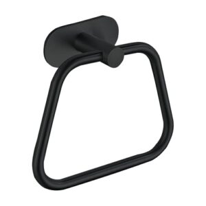 DIYZON Selbstklebender Handtuchring aus hochwertigem 304 Edelstahl für Badezimmer und Küche, handlicher Wandmontage ohne Bohren