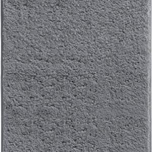 Badmatte von Erwin Müller, rutschhemmend und extrem saugfähig, anthrazit Farbe, Größe 50x80 cm