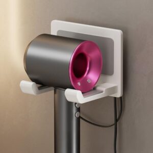 Hochwertiger Haartrocknerhalter aus Luftfahrtaluminium, innovatives Kabelmanagement, Rundumschutz für Ihren Haartrockner, einfache und sichere Installation