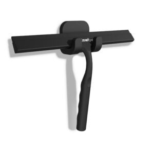 Fensterwischer mit Halterung - Duschabzieher, perfekt für Dusche, Fenster und Glas