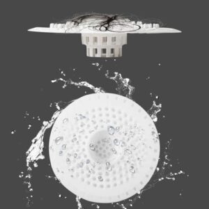 Haarsieb Dusche Silikon Abflusssieb 2PCS zum Schutz vor Haaren und Verschmutzungen im Badewannen und Waschbecken