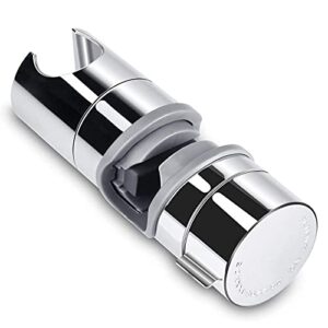 Handbrause Halterung Aoleca 18-25 mm Verstellbar Brausehalter Duschhalterung für Handbrause oder Duschkopf, 360° drehbar, ABS Grade Kunststoff, Verchromt