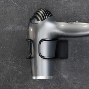 Praktischer Haartrocknerhalter für die Aufbewahrung von Haartrocknern in Badezimmern und Wohnzimmern, ohne Bohren