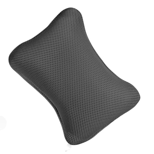 Ergonomisches Badewannenkissen mit 2 starken Saugnäpfen für optimale Nackenentlastung und Bequemlichkeit in der Badewanne, Schwarz