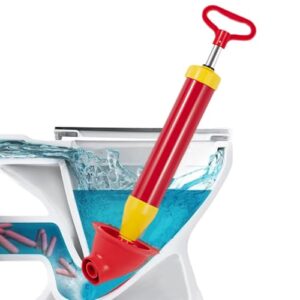 Effektive Lösung für Verstopfungen: Hochdruck-Rohrreinigungspumpe 2025 mit Druckluft, um Abflussverstopfung schnell zu lösen, für Toiletten, Waschbecken und Abflussrohre