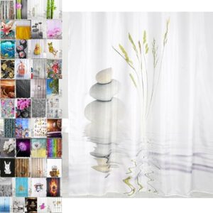 Sanilo Duschvorhang, wasserdicht, Anti-Schimmel-Effekt, Balance, 180 x 200 cm