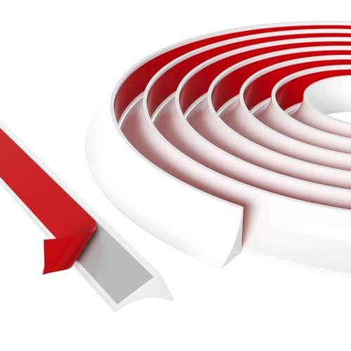 100CM Schwallschutzleiste Dusche Selbstklebend, Duschdichtung Schwallschutz, Duschwasserstop für rahmenlose Duschtür, Silikon Duschschwelle Wassersperre für Dusch boden und Wasserdamm für Bad und Küche