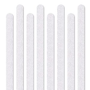 Transparante Antirutsch Streifen für Treppen, Duschen und Badewannen - selbstklebend, barfußfreundlich und Rutschklasse R9 nach DIN 51130.