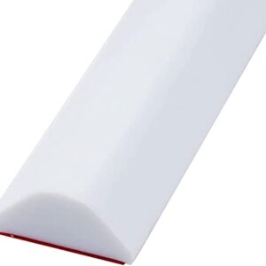 Selbstklebendes Schwallschutzsystem für Duschen und Bäder, Wasserdichte Leiste für Nass-Trocken Trennung in Weiß, 100 cm Länge