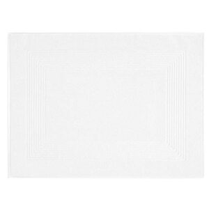Vossen Badematten New Generation, weiÕ, 100% Baumwolle, hochwertige Badmatte für Wohnbereich, saugfähig und pflegeleicht