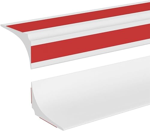 Silikon Wasserstopper Badewannen-Randleiste, Duschschwelle Wasserdamm für Küchen, Bäder, Waschbecken und Arbeitsplatte in Weiß