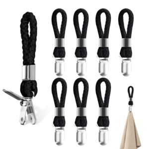 8 Stück Aufhänger für Handtücher, Handtuchklammern, zum Aufhängen in Häusern, Schränken und Badezimmern