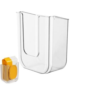 Feuchttücher Aufbewahrungsbox Wandhalterung, Feuchttuchspender Wand Wipes Dispenser für nasse Tücher und Reinigungsmittel, Selbstklebender Behälter mit luxuriösem Design und großer Kapazität