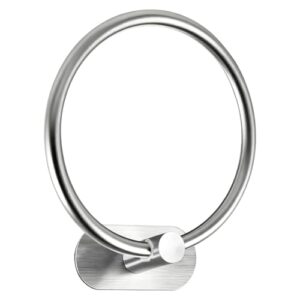Handtuchring aus 304 Edelstahl, selbstklebend, für Badezimmer und Küche