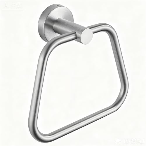 Handtuchhalter aus hochwertigem 304 Edelstahl mit trapezförmigem Design, Wandmontiert, ideal für Badezimmer, Küche oder Waschküche