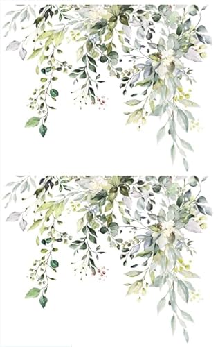 Toiletten Aufkleber mit Blumenmotiv, Badezimmer Dekorationen, Toilette Wandtattoo, Selbstklebend, frische und freundliche Atmosphäre