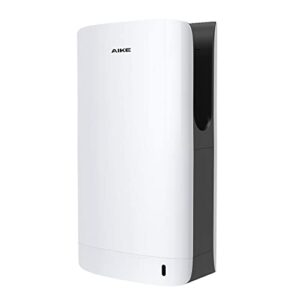 Eleganter Händetrockner mit HEPA-Filter für modernes Badezimmer, minimalistische Ästhetik und kurvenreiches Design