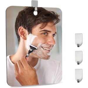 Rasierbecken für den Duschbereich, robustes Acrylmaterial, leicht zu montieren, ideal als Campingspiegel oder Reisespiegel