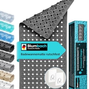 Badematte rutschfest für Badewanne, 100% BPA-frei, sicher für Kinder & Senioren, schimmelresistent und maschinenwaschbar