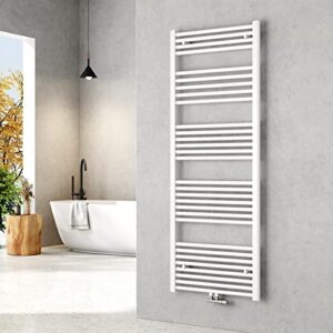 Effizienter Handtuchtrockner für Bad, Weiß, 762W - EMKE Handtuchheizkörper 1600x600 mm