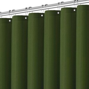 Duschvorhang aus Waffelgewebe, strapazierfähig und wasserabweisend für das Badezimmer, Hotelqualität