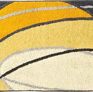 Badematte gelb, WC-Vorlage, Duschvorlage, Duschmatte, Rutschhemmung, pflegeleicht, schnell trocknend, strapazierfähig