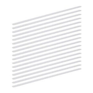 Relaxdays Anti Rutsch Streifen, 17er Set, 60 cm lang, Kunststoff, für Dusche, Treppe, Anti-Rutsch-Sticker, transparent